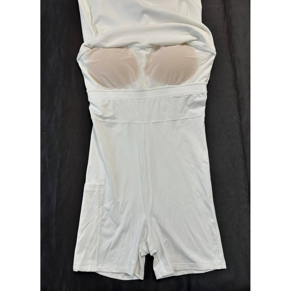 CALIA Casual Athletic White Built In Bra Dress Womens Size S - Picture 4 of 8